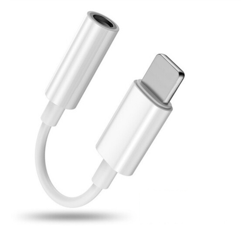 Compatible Apple earphone adapter 3.5 to lightning mobile phone adapter microphone sound card adapter Item Picture