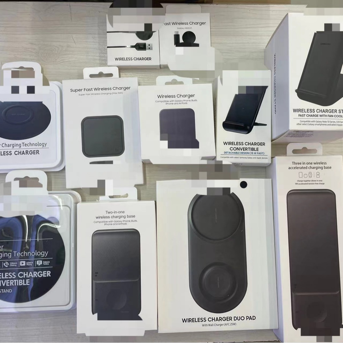 Wireless charger for Samsung mobile phones and watches, Samsung series wireless charger for watches and mobile phones, Huaqiangbei