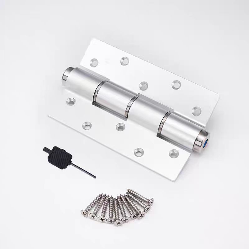 Aluminum alloy buffer hydraulic hinge, damping silent automatic door closer, multi-functional invisible door positioning hinge Application Scenario