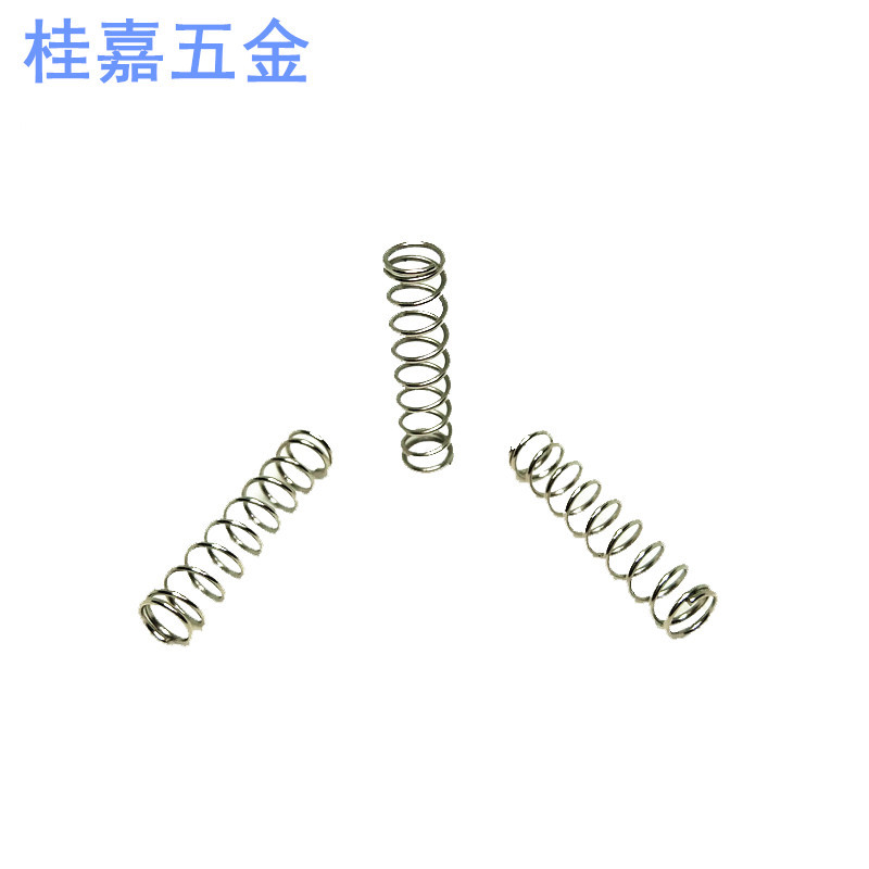 Compression spring, touch spring, hardware toy, electrical switch, copper spring, stainless steel spring, tension spring Specification drawing