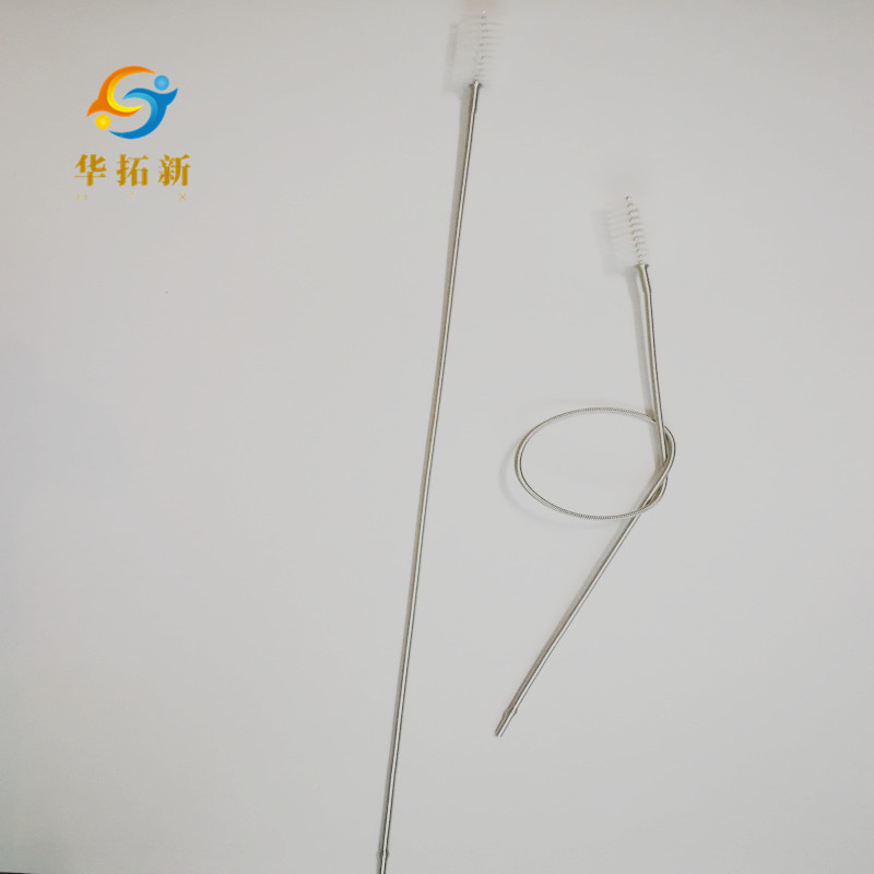 Foldable straw spring brush with white bristles Application Scenario