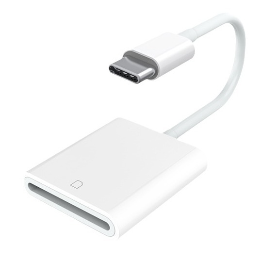 The card reader is suitable for Apple Type-C mobile phone adapter, multi-functional converter, SD 1.2-inch USB flash drive TF adapter cable Item Picture