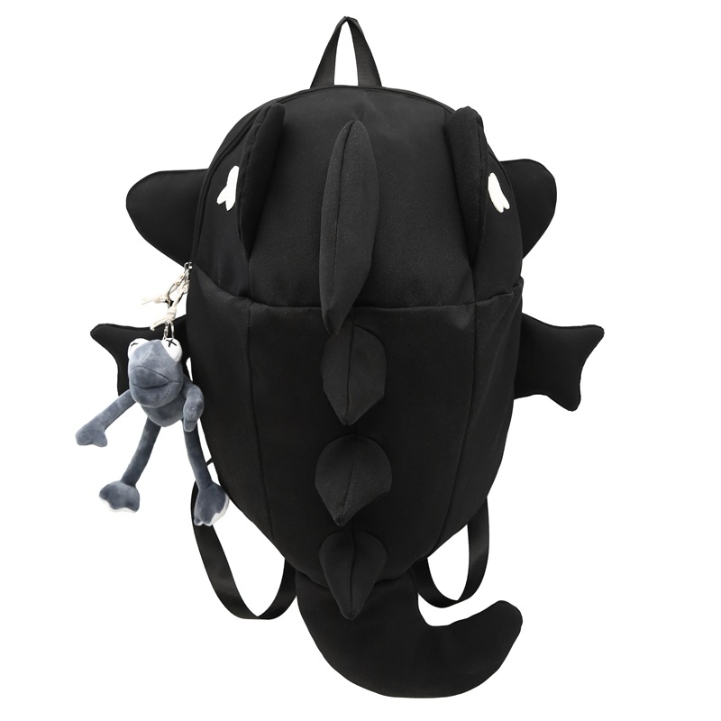 The Shark backpack is a versatile Japanese backpack for women, a college student backpack for travel, and a quirky and trendy backpack for men and couples Item Picture