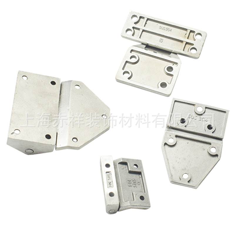 Stainless steel heavy equipment hinges, thickened hinges, industrial equipment generator door hinges, box cabinet precision cast heavy hinges Specification drawing