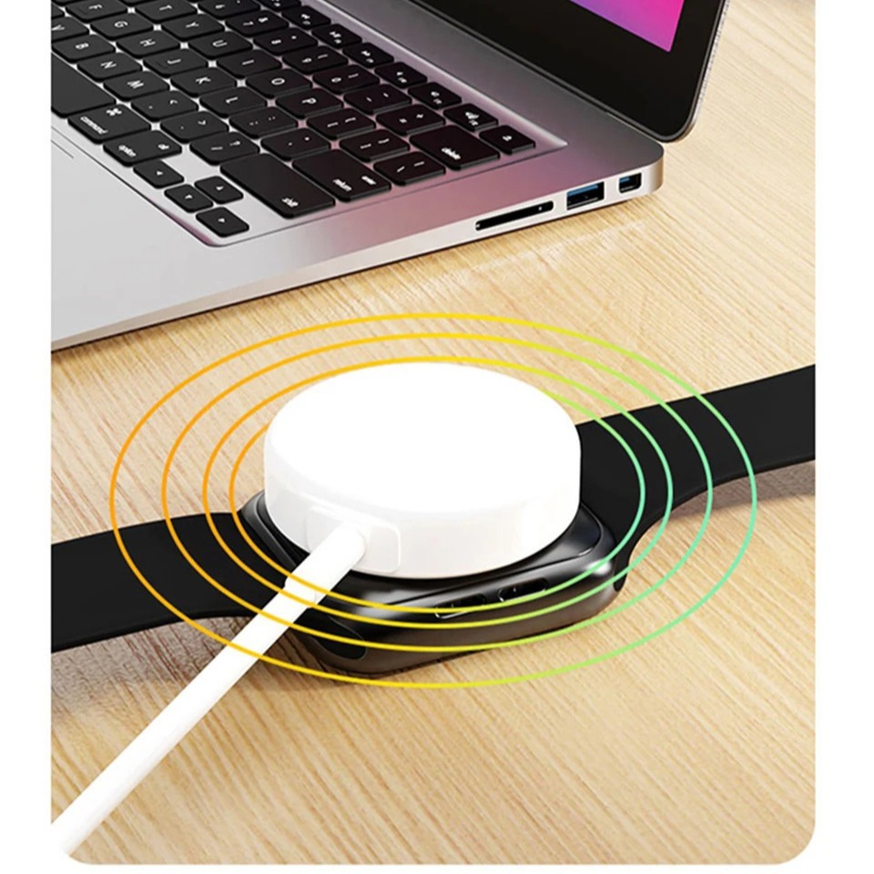 Wireless magnetic charging for watches is suitable for the original Apple watch with a built-in cable for fast charging of portable digital devices Application Scenario