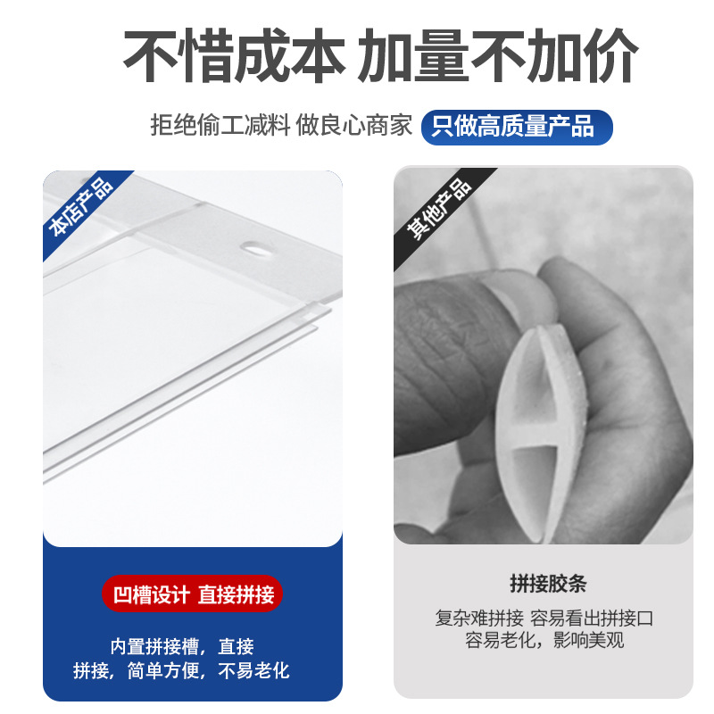 Rain shields, canopies, eaves, household rain shelters, doorways, rain and sun protection panels, outdoor silent rainproof Windows Specification drawing