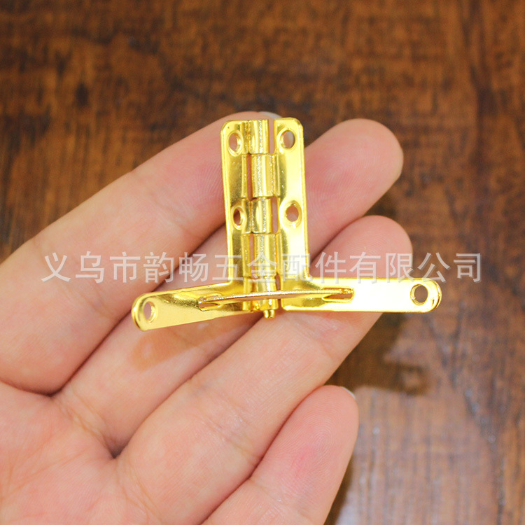 Packaging box hinge, 1000-jin hinge, wooden box support hinge, medium-sized 1000-jin, 30*33MM hinge Specification drawing