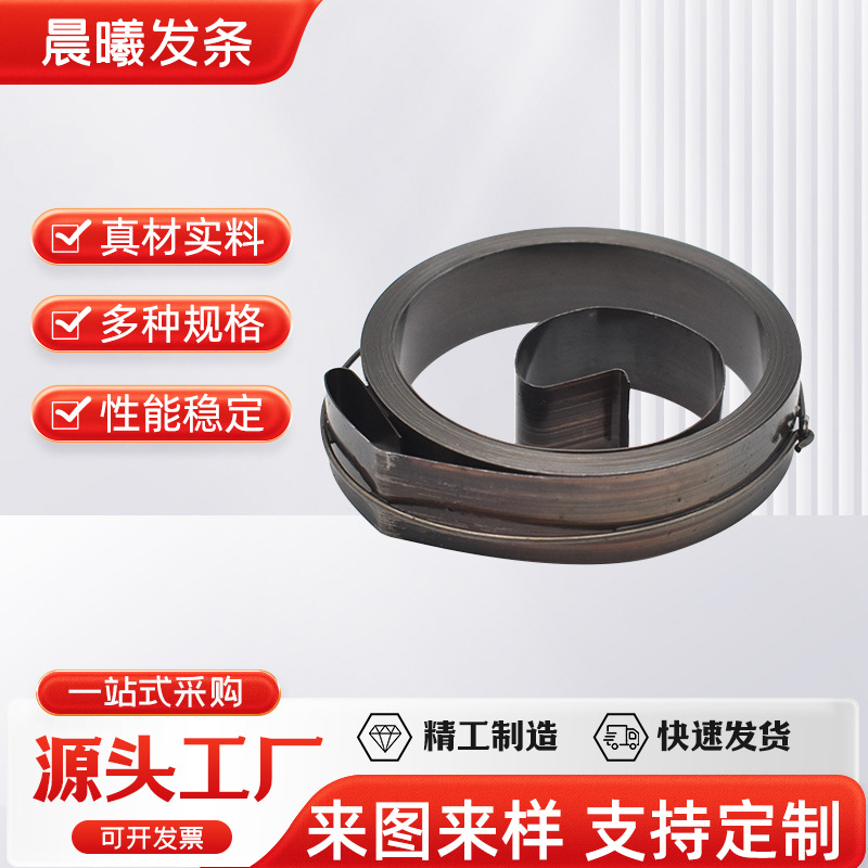 Ningbo direct supply of stainless steel spring thrusters, spring curtains, spring springs and various types of spring coils and constant force springs full figure