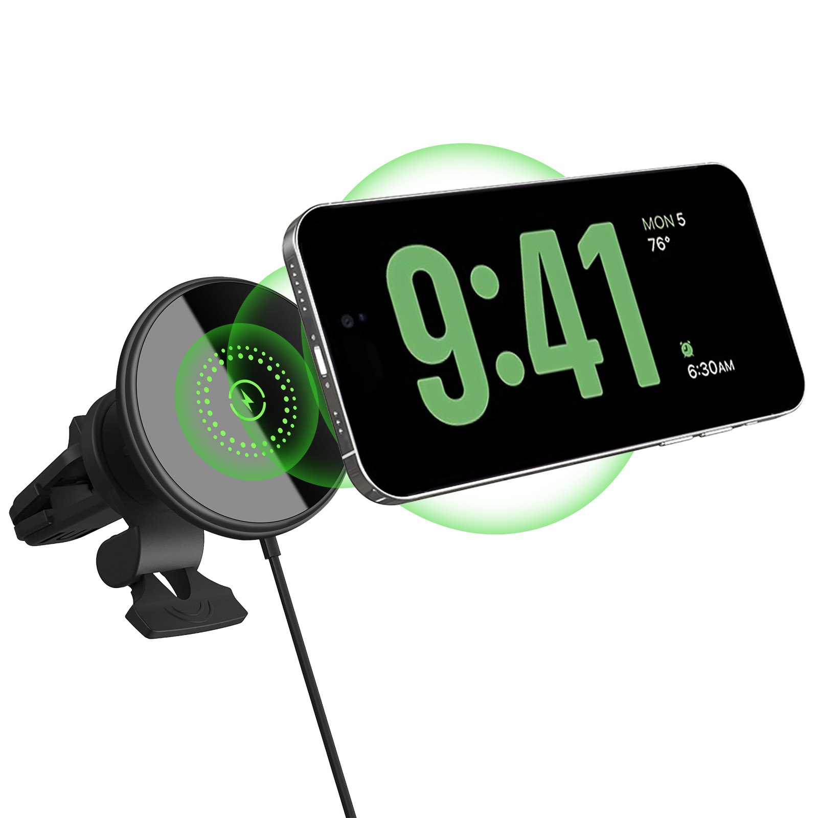The FDGAO/20W magnetic wireless charger is only applicable to the fast charging pop-up window charging of Apple phones on December 13th and 14th full figure