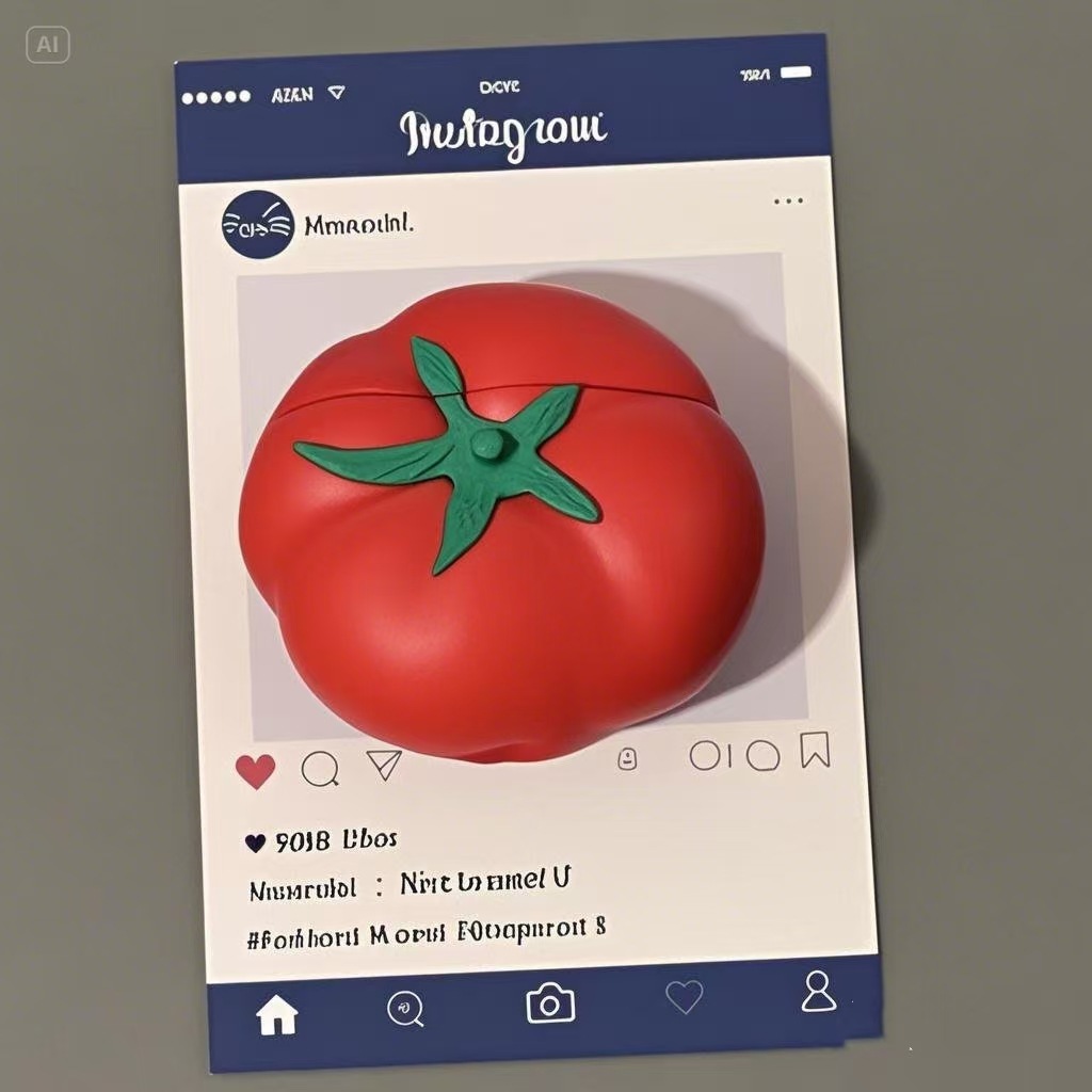 The Creative Little Tomato pro2 earphone Tomato Bluetooth Earphone case is compatible with the 4th generation AirPods protective case and the 3rd generation one full figure