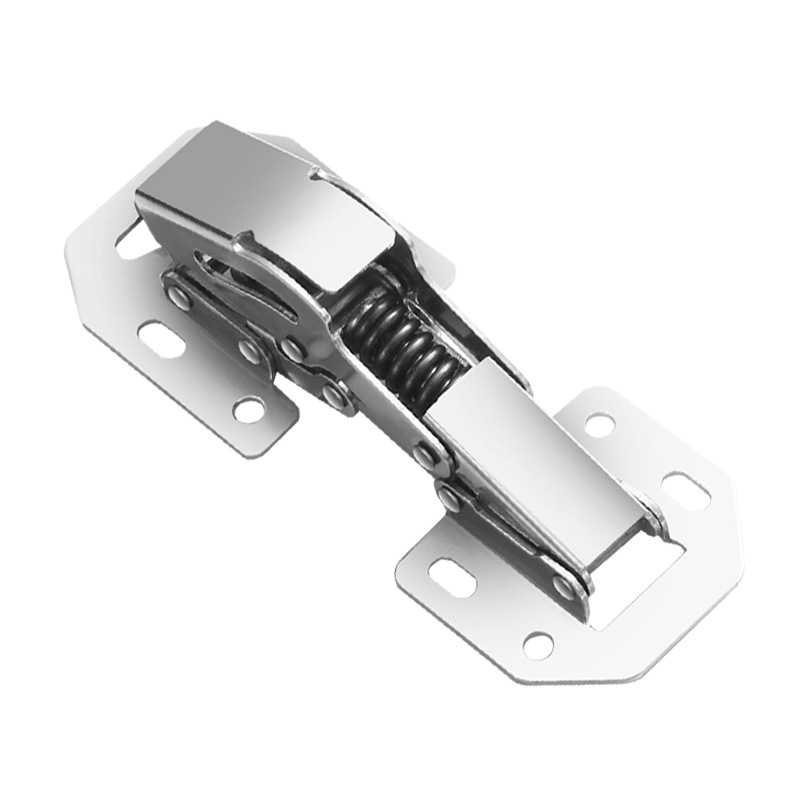 Exposed buffer stainless steel hinges without opening holes, bridge-type frog hinges without opening slots, spring hinges Item Picture