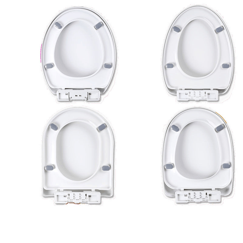 The old-fashioned thickened slow-lowering universal toilet seat accessory pad with Uv square one-button upper and lower installation Item Picture