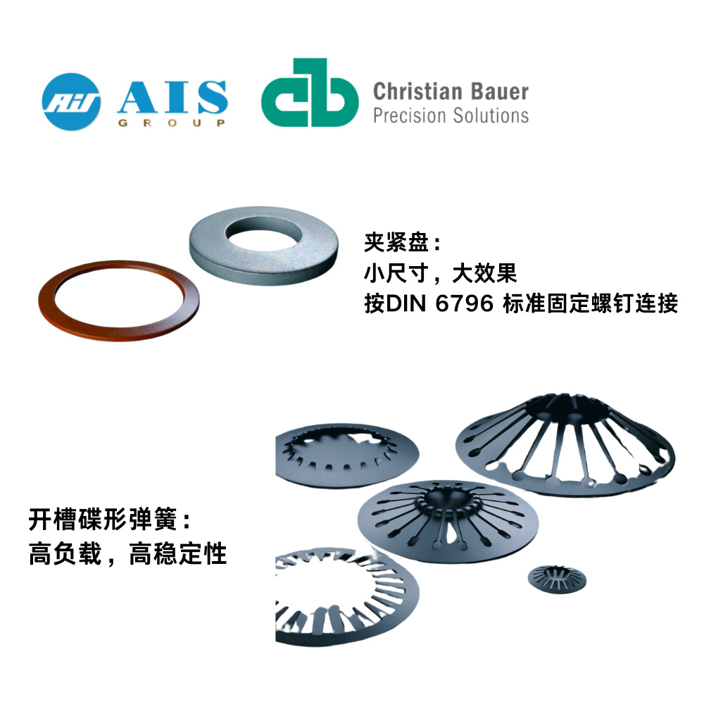 In stock, German BAUER imported original disc spring B84203 disc spring Application Scenario
