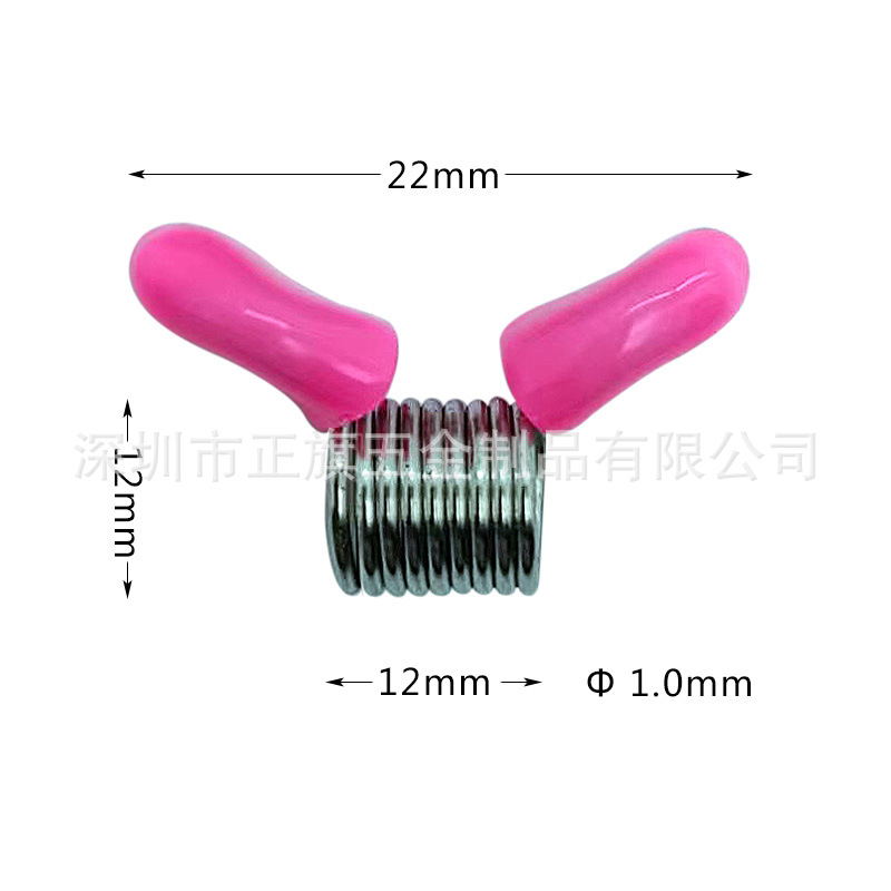 DIY jewelry bracelet bead making with wire clamping spring to prevent falling wire clamping springs undefined
