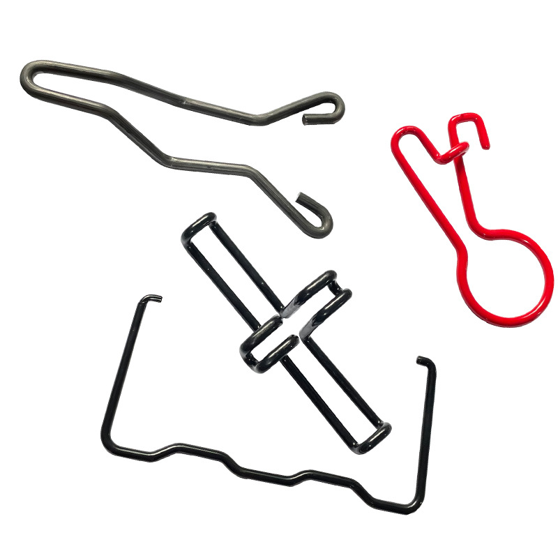 304 stainless steel wire is flattened, steel wire is bent into shape, and the special-shaped iron wire is baked and painted as a handicraft, which is durable Item Picture