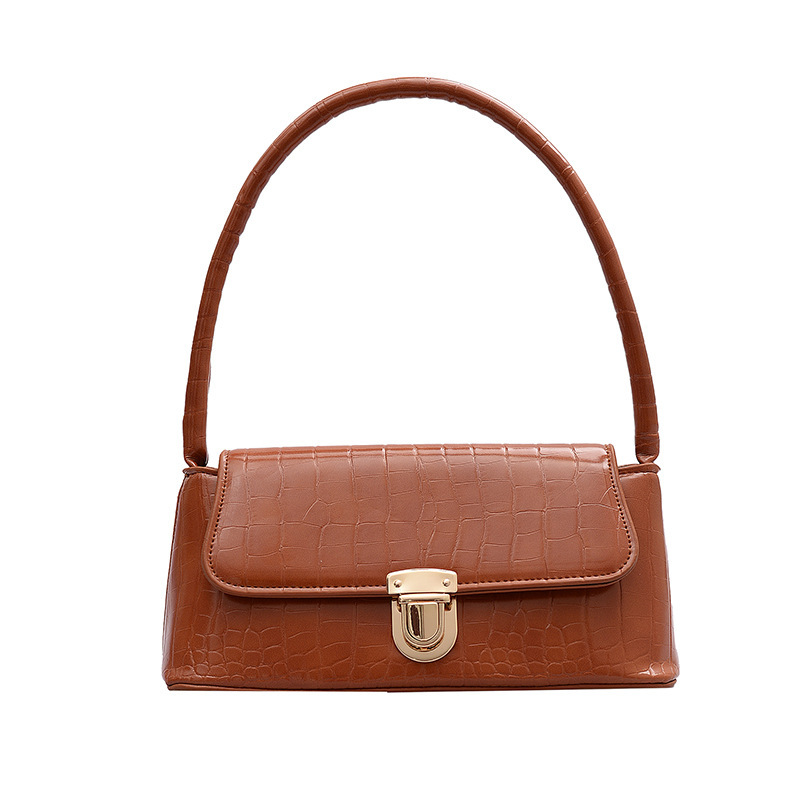 Women's bag wholesale 2022 Summer Trendy new Korean style fashionable stone pattern hand-held shoulder bag and underarm bag Item Picture