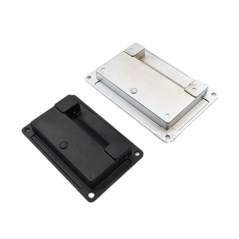 Zinc alloy folding handle, embedded square box-shaped concealed handle, heavy-duty movable handle, cabinet with large load-bearing capacity handle Item Picture