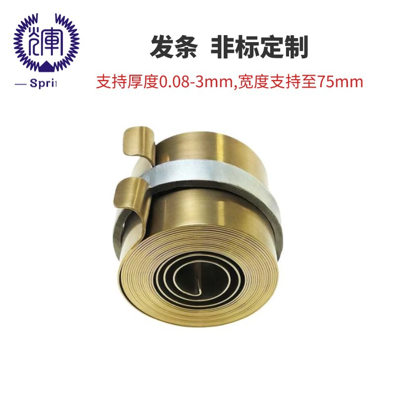 Stainless steel spring spring electric sunshade curtain spring coil supports sample constant force variable force spring coil full figure