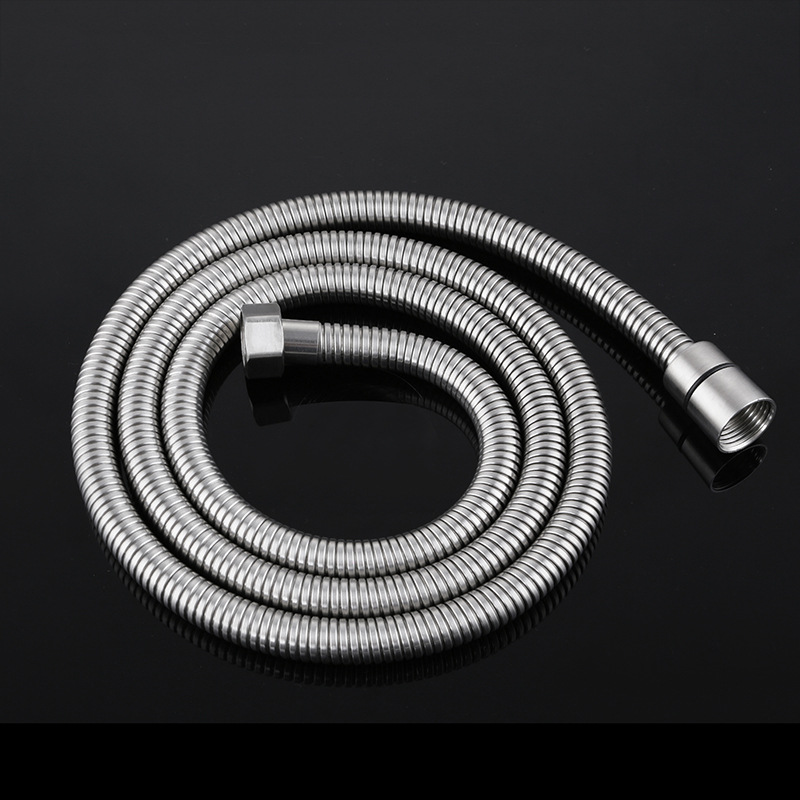 Factory direct sales: 1.5-meter fully 304 encrypted hand-held shower tube with EPDM inner tube, resistant to high pressure and high temperature full figure