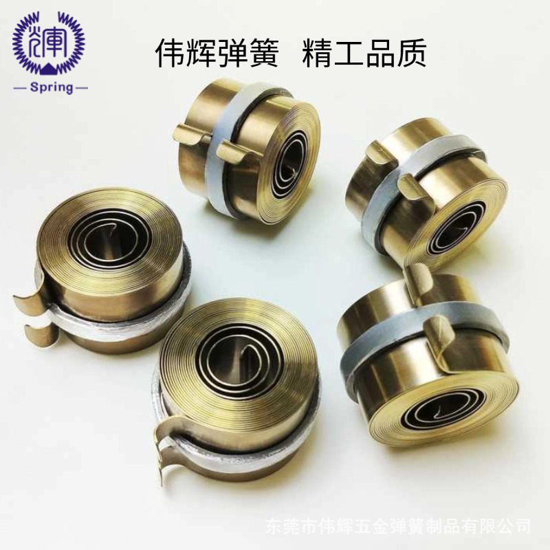 Stainless steel spring spring electric sunshade curtain spring coil supports sample constant force variable force spring coil details Picture