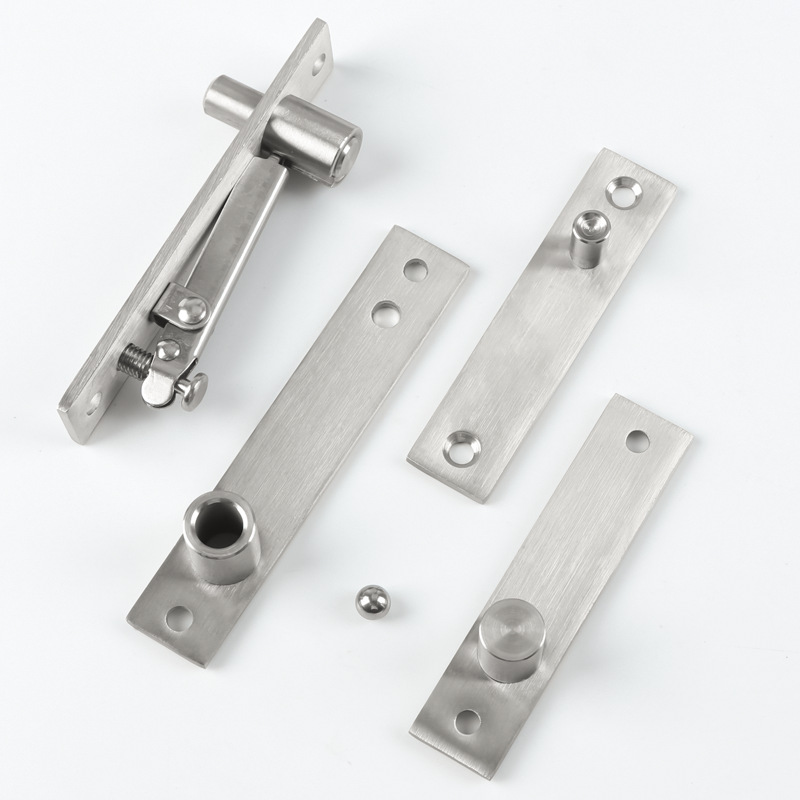 Wholesale of 360-degree rotating hinges for 304 stainless steel floor and ceiling shafts, positioning door shafts and hidden hinges Item Picture