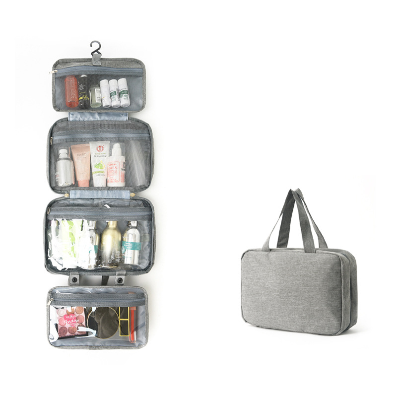 Cross-border bestseller 40% off dry and wet separation, multi-color storage for toiletries and cosmetics, portable toiletries and cosmetics bag details Picture