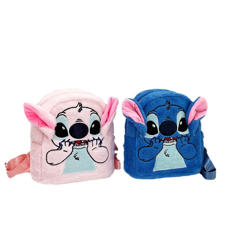 The original manufacturer's new cute double plush toy bag, claw doll, a popular and best-selling small animal plush double shoulder and back pocket Item Picture