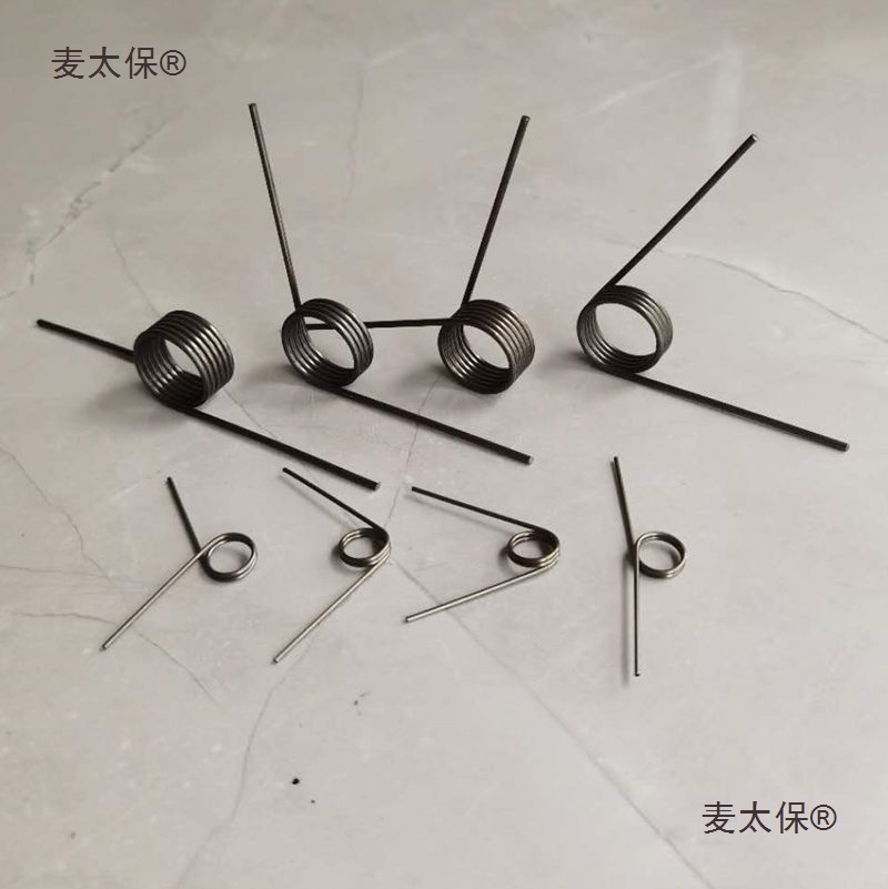 The small torsion spring has a torsion number of 2/4/6 turns and an Angle of 240/180 degrees /90 degrees/Mtaibao Specification drawing