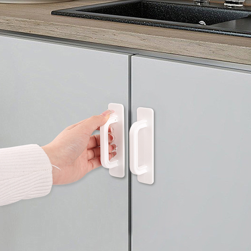 Door and window handles without drilling holes, sliding door handles, wardrobe drawers, cabinet doors, glass door handles, simple exposed handles Application Scenario