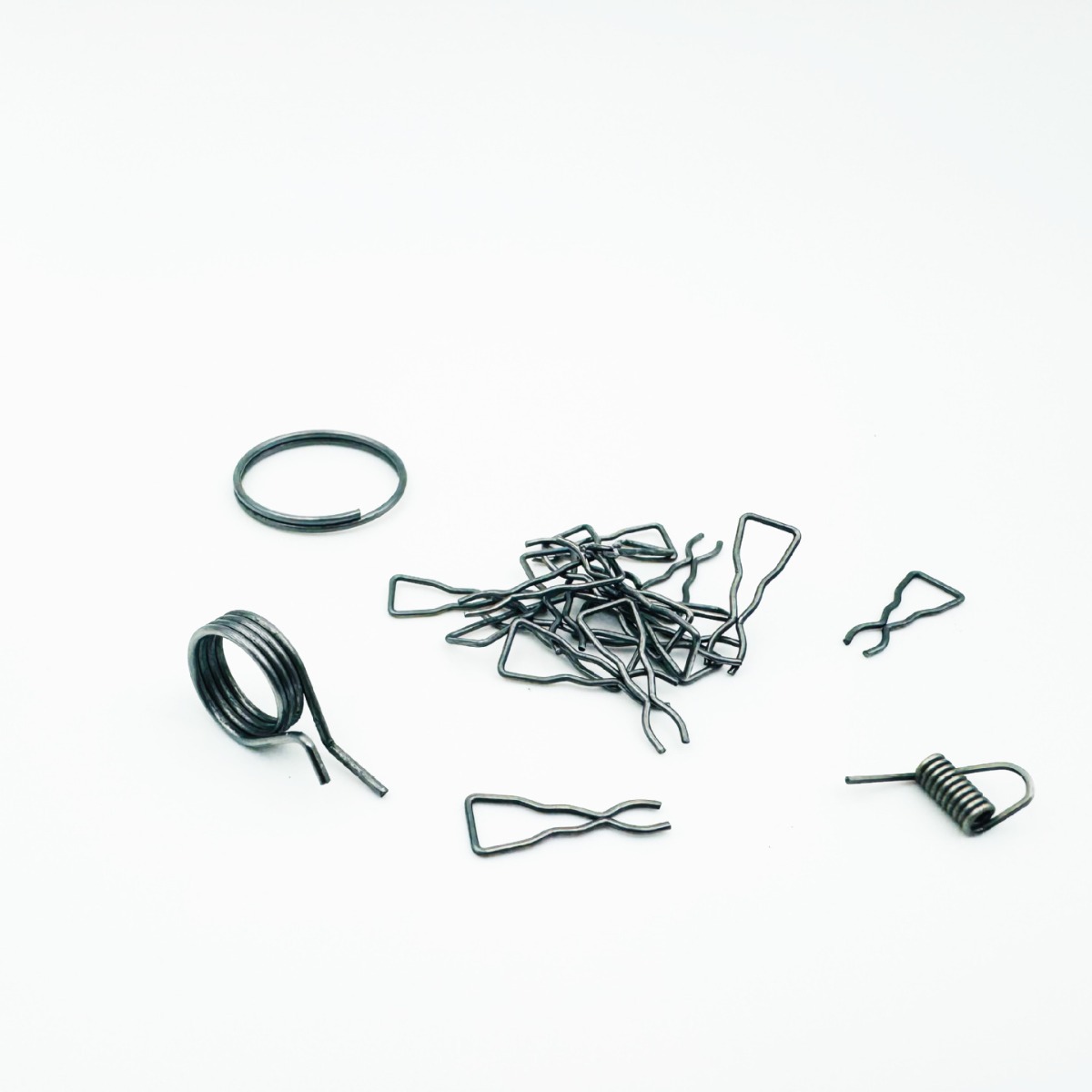 Factory direct supply of special-shaped spring switch card spring pressure solenoid valve card spring plate snap spring hook single torsion spring processing Specification drawing