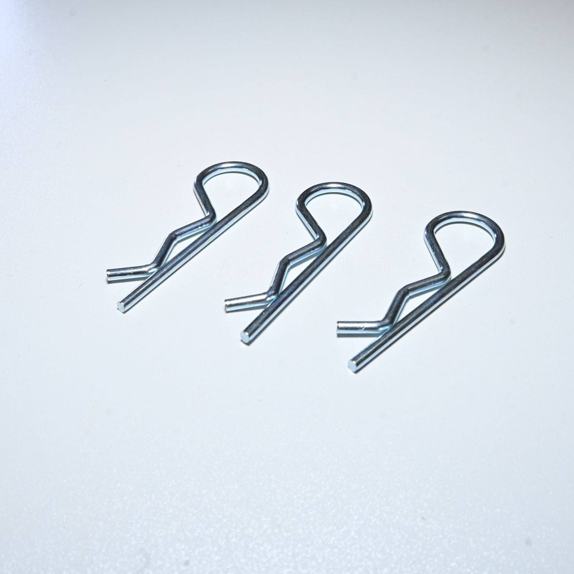 Stainless steel R-shaped pin opening positioning safety pin B-shaped spline galvanized spring steel wavy pin retaining spring Specification drawing