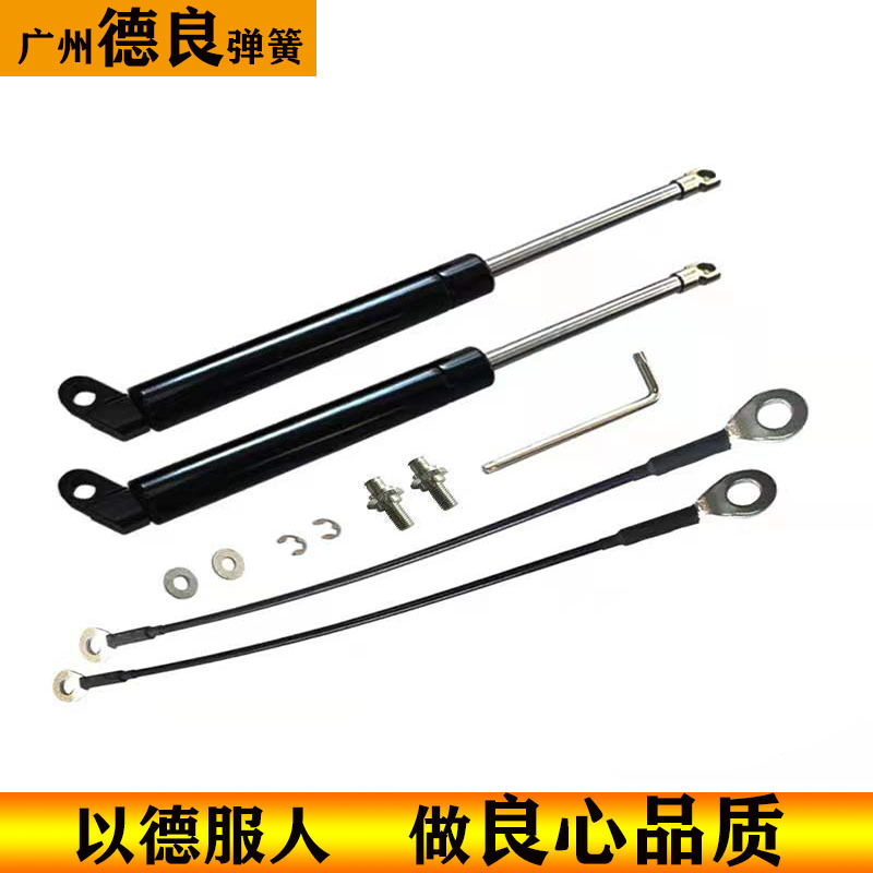 The manufacturer's Jianghuai Shuailing T6 and T8 tailgate hydraulic rod, trunk automatic slow-descent support rod, damping gas spring details Picture