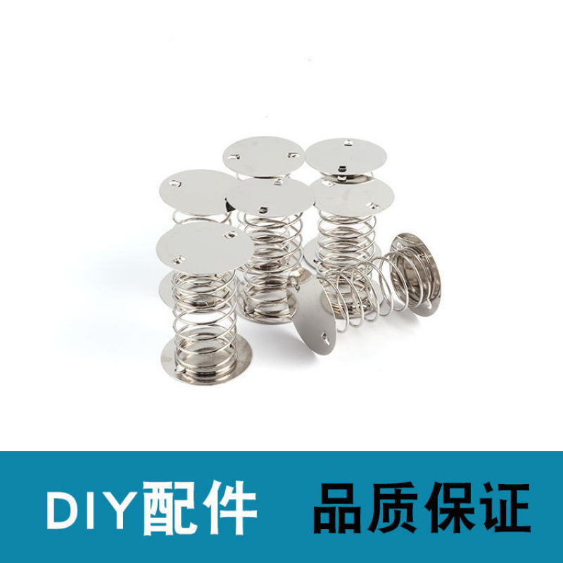 Spring base car toy ornaments, double-sided compression spring steel, large and small spring compression Y handcrafted accessories full figure