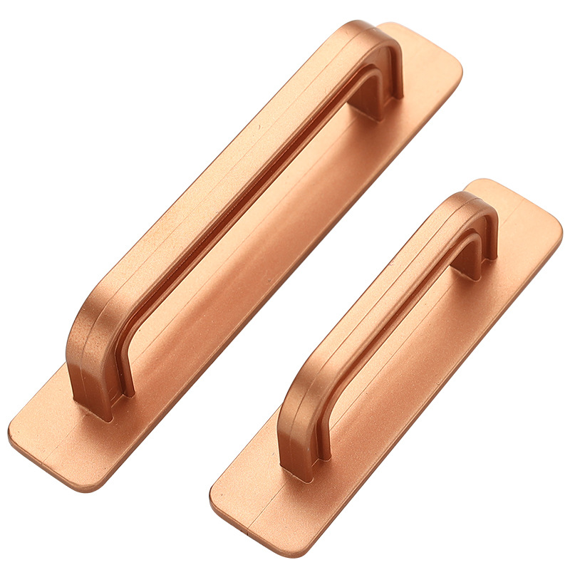 Door and window handles without drilling holes, sliding door handles, wardrobe drawers, cabinet doors, glass door handles, simple exposed handles Item Picture