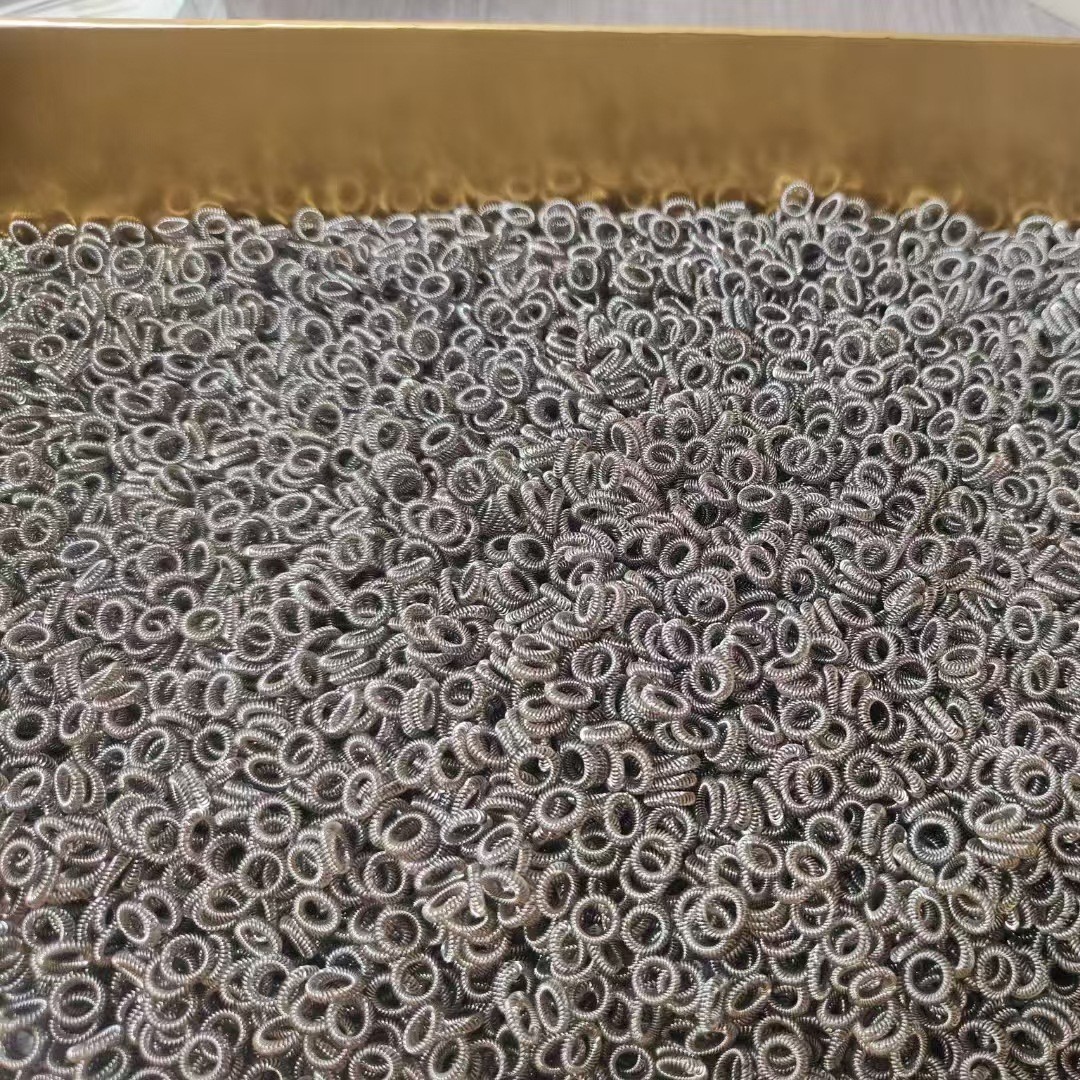 Customized processing of inclined ring contact finger springs, high-current compression springs, high-voltage power conductive inclined rings, helical beryllium copper stainless steel Specification drawing