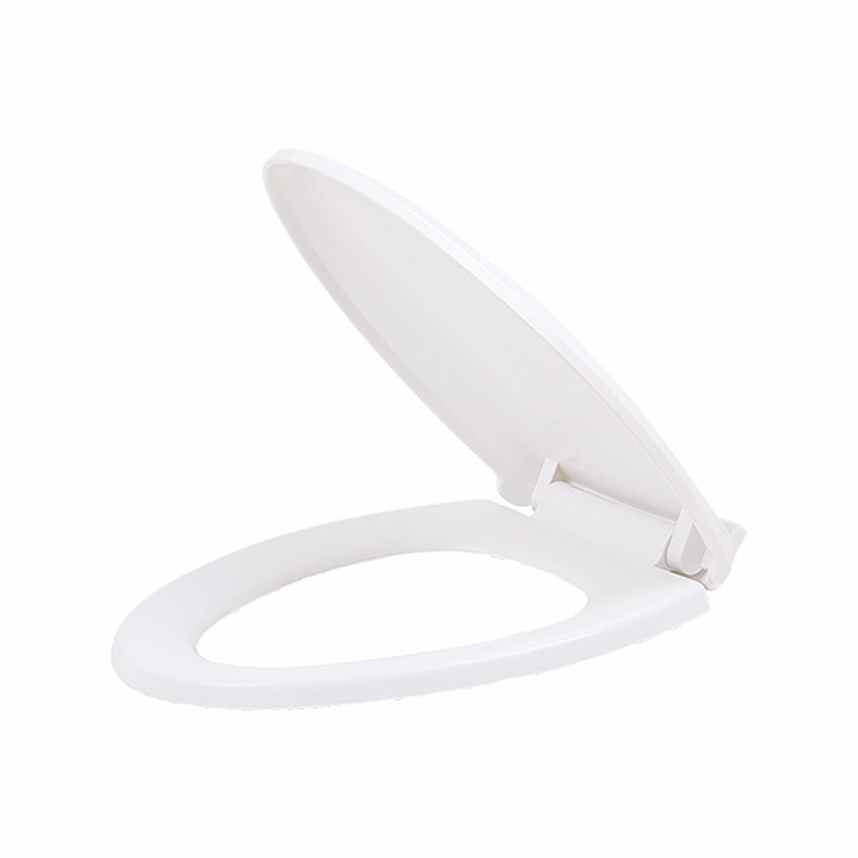 Factory direct supply of V-shaped and U-shaped toilet seat covers, slow-lowering thickened pp toilet seat plastic cover 515 Item Picture