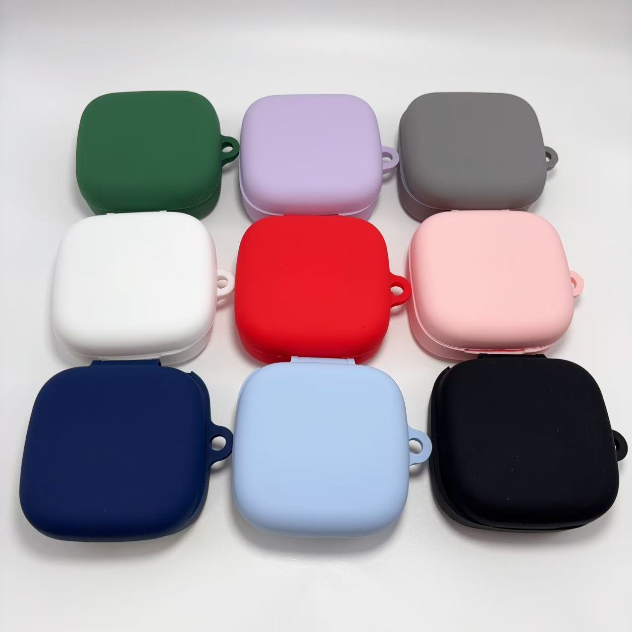 The new product is equipped with a 2.0mm solid color silicone shockproof protective case for Huawei Free EARC Bluetooth headphones details Picture