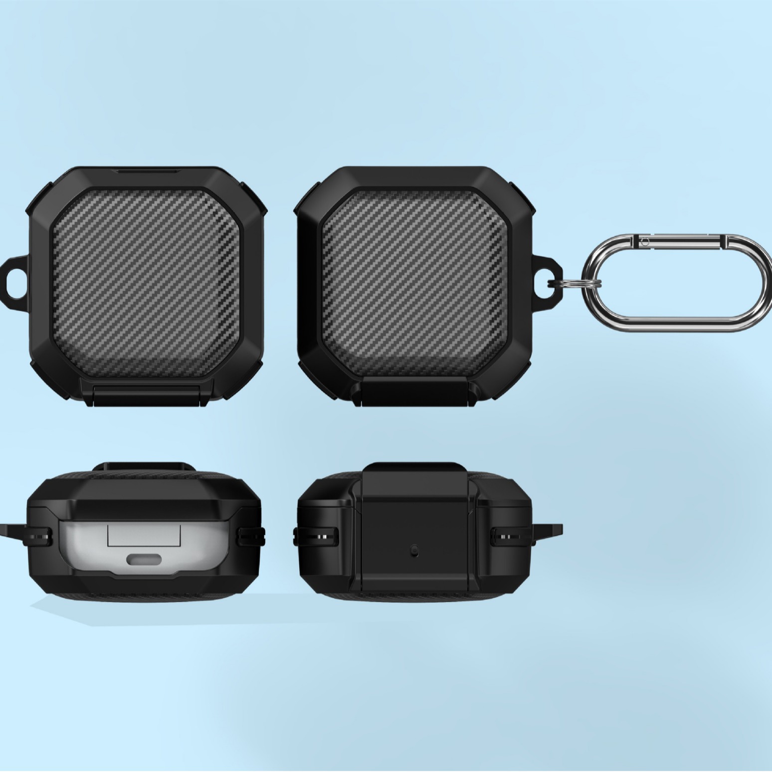 New creative protective case with bracket for Samsung Galaxy Buds Live/Pro/2Pro/FE earbuds Application Scenario