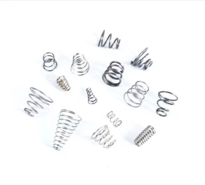 Tower spring, tower-shaped pagoda spring, compression spring, large and small conical spring, stainless steel battery spring, compression spring Specification drawing
