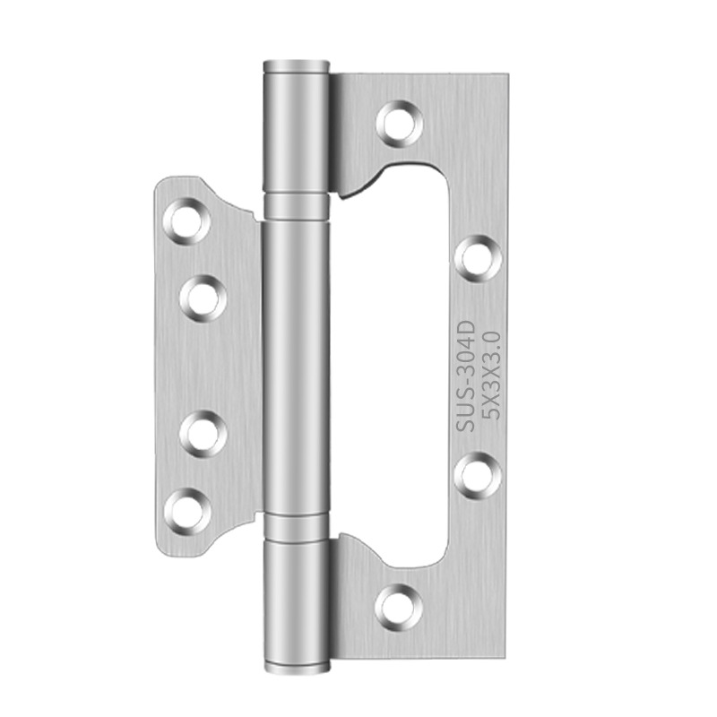 304 stainless steel mother and child hinges, 4-inch wooden door slot-free hinge bearings, silent thickened black door hinge live leaves Item Picture