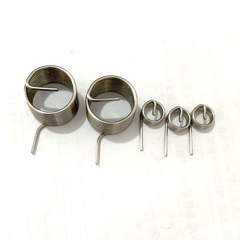 Single and double torsion torsion springs in various styles, factory direct delivery, high-quality stainless steel, high torque and elasticity Specification drawing