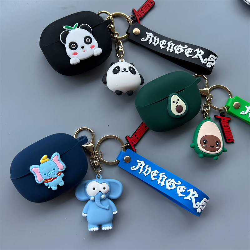 Cartoon silicone Wave Beam soft shell suitable for JBL Wave 200TWS wireless Bluetooth earphone case Specification drawing