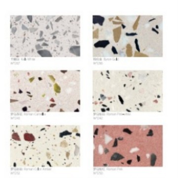 Artificial zero-silica quartz stone, marble, lime stone sample, granite, terrazzo sample, kitchen countertop, threshold stone Application Scenario