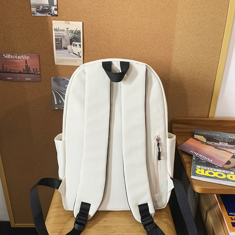 A simple, niche and large-capacity high school backpack for men's college birthday, and a lightweight travel and casual backpack for women Specification drawing