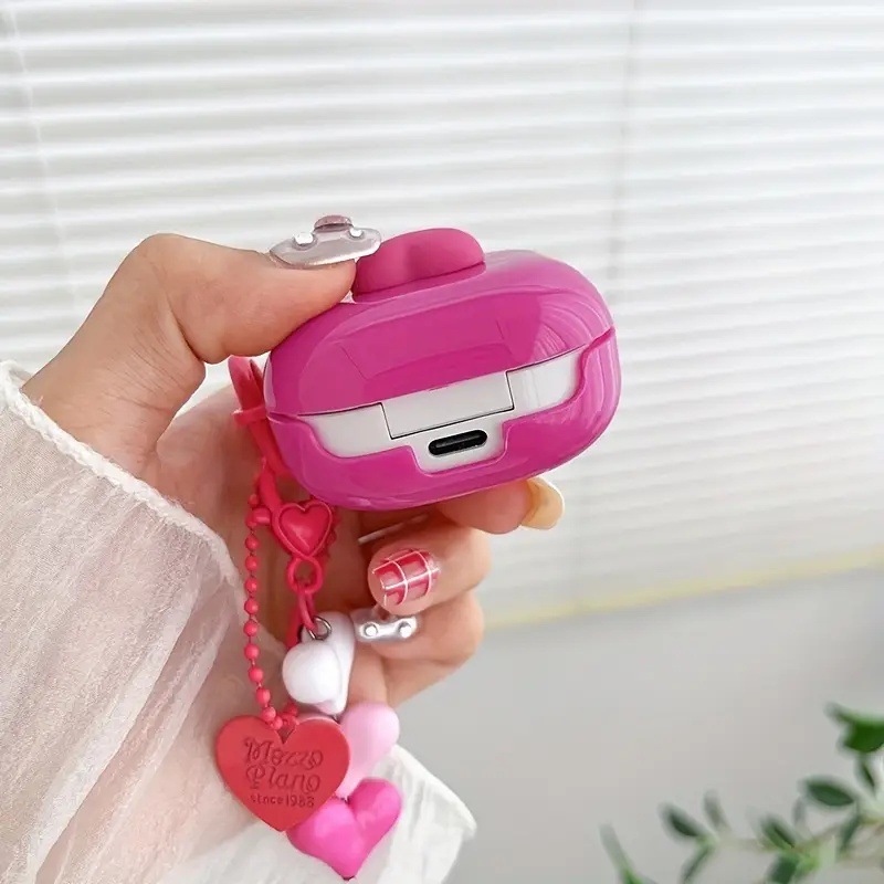 ins rose red heart, suitable for galaxy buds2pro case, earphone cover, and Apple 3rd generation Bluetooth box Application Scenario