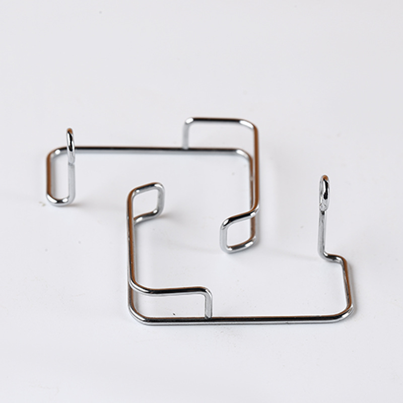 The manufacturer supplies flat car foot guard springs, sewing machine processing accessories, and wholesale of double-needle car bent special-shaped tension springs Specification drawing