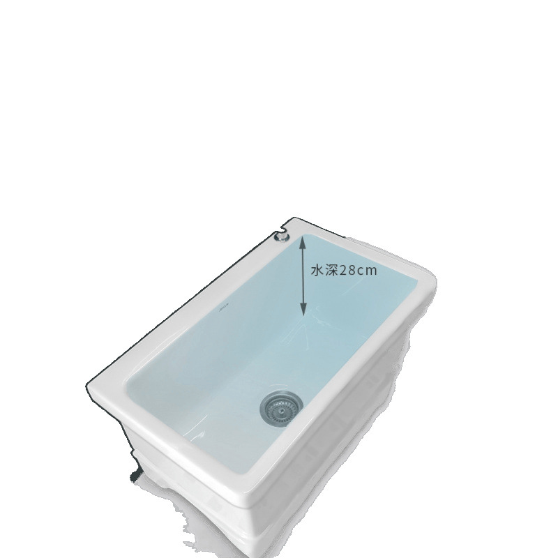 Ceramic mop pool number: Household bathroom, balcony, floor washing basin, mop pool, rectangular high-legged mop trough Item Picture