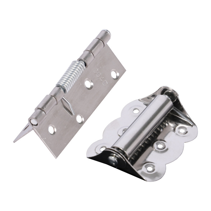 Stainless steel self-closing hinges, spring hinges, automatic reset and rebound door closing devices, screen doors and Windows, butterfly hinges Item Picture
