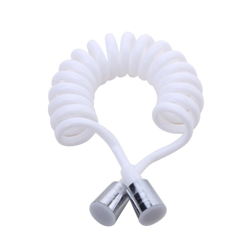 Hot sale: Four colors of shower head hoses, bathroom washers, toilet spray guns, telephone line telescopic spring tubes in stock for wholesale Application Scenario