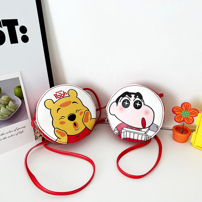 Baby Cartoon Korean version children's bag 2024 New style trendy single-shoulder kindergarten ultra-light coin purse Girls' crossbody bag Specification drawing